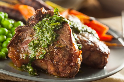 Braised Pork Shanks with Chimichurri