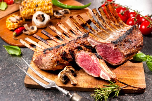 'Jamakin Luv' Rack of Lamb